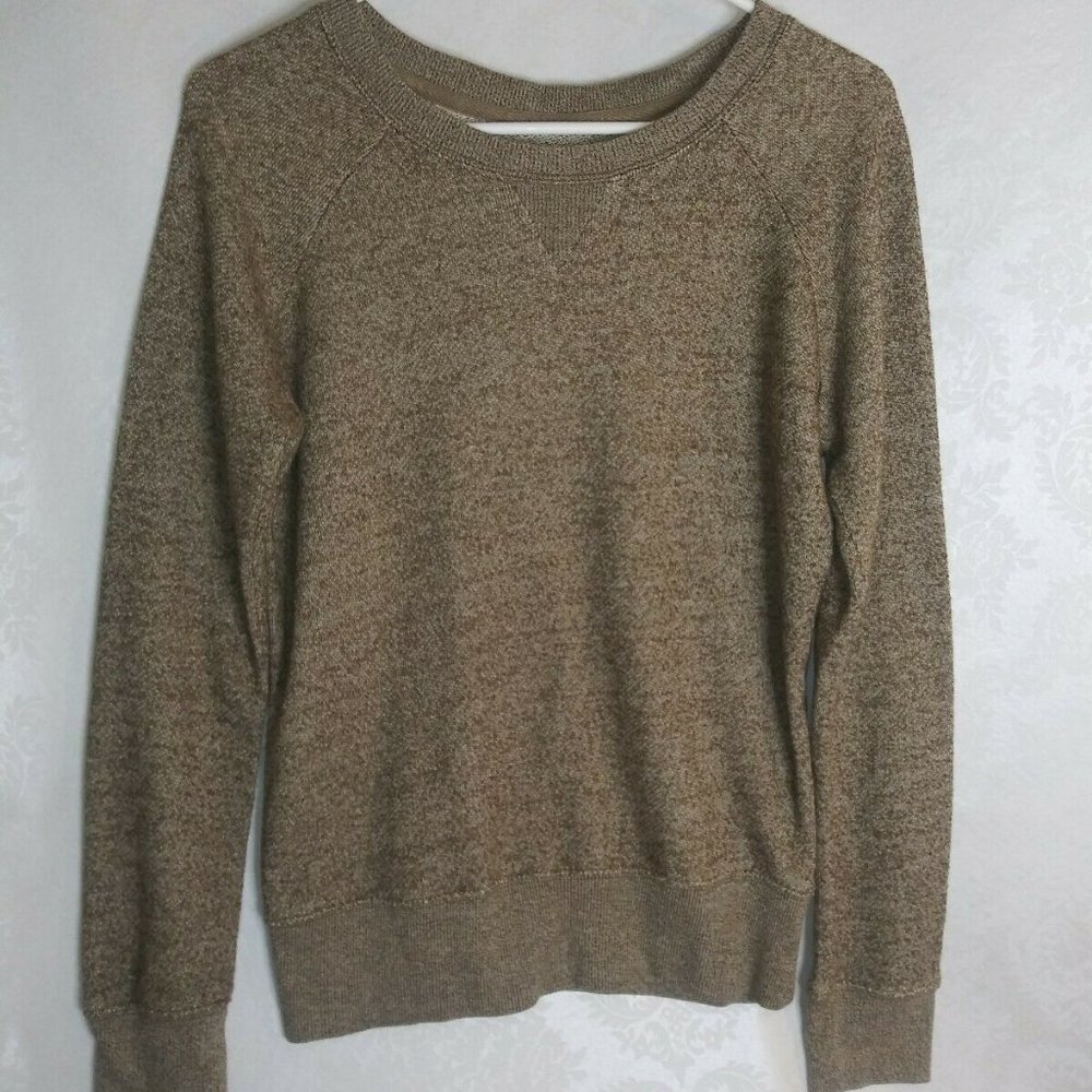 Merona Boys shirt size small Brown & White Multico